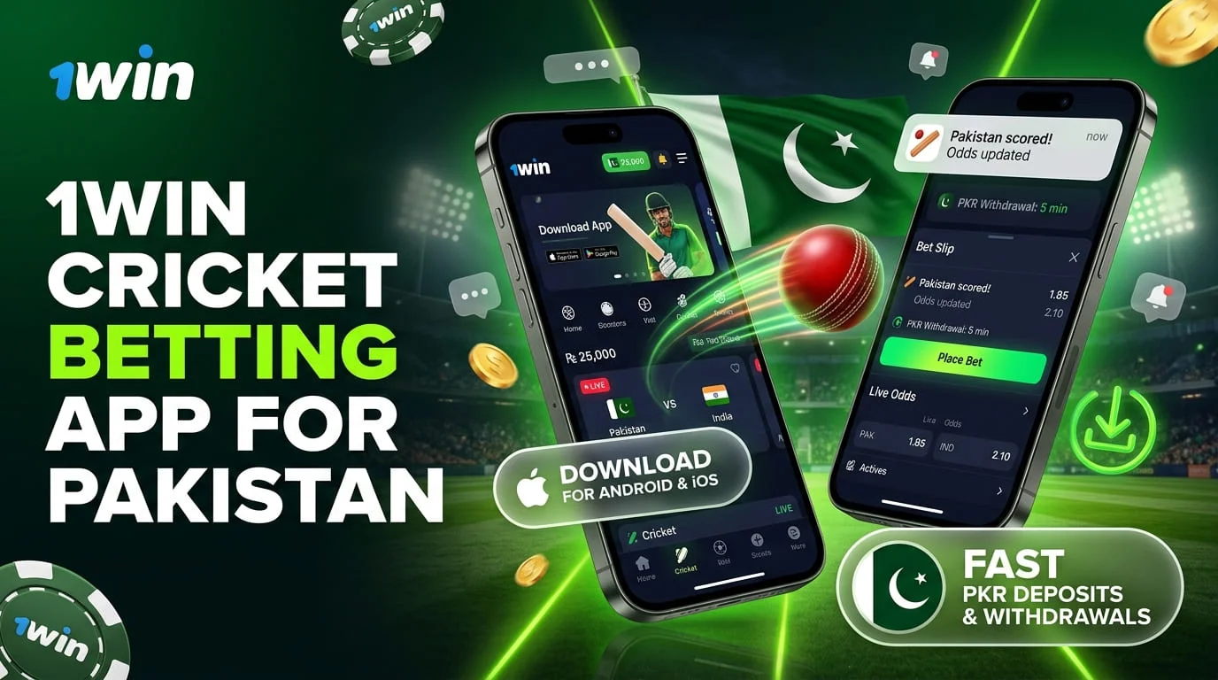 1Win Cricket Betting App for Pakistan